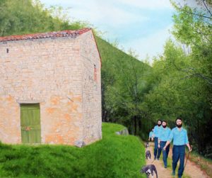Manuel Pablo Pace, The house. Olio su tela, 2013