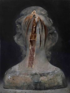 Nicola Samorì, Serafino. Olio su tavola, 2015