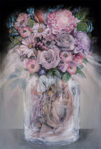Nunzio Paci, Risveglio di una natura morta. Acrilico su tavola, 2018