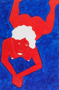 Ernesto Tatafiore, Signorina n° 43. Acrilico su tela, 2015