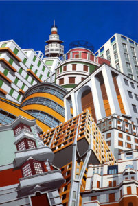 Marco Petrus, Dalle Belle Città 8. Olio su tela, 2013