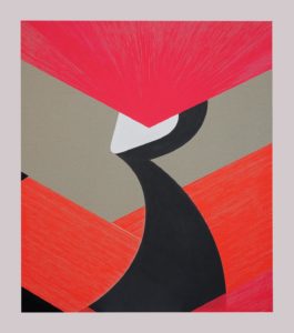 Ester Grossi, Making space. Acrilico su tela, 120x100 cm, 2020